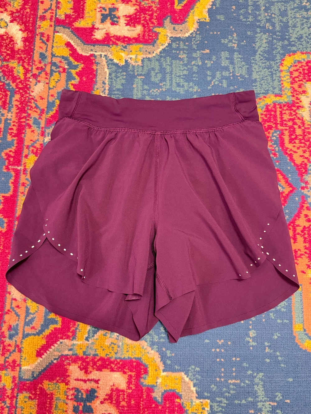 Lululemon Fast and Free shorts size 2 purple XXS 3” inseam